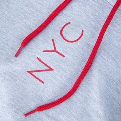 MOLETOM CANGURU FECHADO NEW ERA SIMPLE SIGN NYC MESCLA CINZA | NEI20MOL009 - comprar online