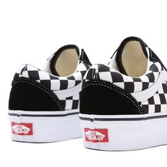 Imagem do TENIS VANS UA OLD SKOOL PLATFORM (CHECKERBOARD) BLACK/TRUE WHITE | VN0A3B3UHRK