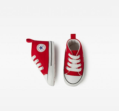 TENIS BABY CONVERSE CHUCK TAYLOR ALL STAR MY FIRST ALL STAR VERMELHO/BRANCO/BRANCO | CK04400002 - LOJA IZZY