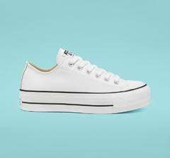 TENIS ADULTO CHUCK TAYLOR ALL STAR LIFT OX BRANCO/PRETO/BRANCO | CT09830001