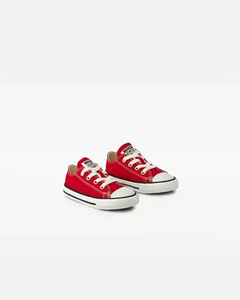 TENIS KIDS CONVERSE CHUCK TAYLOR ALL STAR VERMELHO/CRU/PRETO | CK00010004 na internet