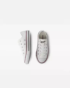 TENIS INFANTIL CHUCK TAYLOR ALL STAR OX BRANCO/VERMELHO/MARINHO | CK04200001 - LOJA IZZY