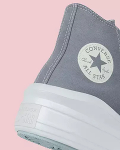 TENIS CONVERSE ADULTO CHUCK TAYLOR ALL STAR MOVE CANO ALTO CINZA LUNAR CINZA LUNAR BRANCO CT23840001