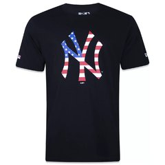 CAMISETA NEW ERA CORE USA NY PRETO | MBI22TSH089 - loja online