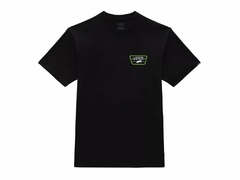 CAMISETA VANS FULL PATCH BACK SS TEE BLACK LIME GREEN | VN0000F8CBKCASA