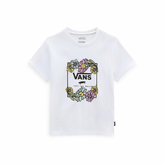 CAMISETA VANS JUVENIL ELEVATED FLORAL CREW WHITE | VN00040MWHTCASA - LOJA IZZY