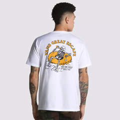 CAMISETA VANS PERMANENT VACATION SS TEE WHITE | VN0006CFWHTCASA