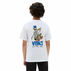 CAMISETA VANS SKULL SLICE SS WHITE | VN00088PWHTCASA na internet