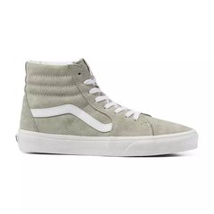 TENIS VANS UA SK8-HI (PIG SUEDE) MOSS GRAY/SNOW WHITE | VN0A5JMJB32