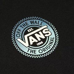 CAMISETA MANGA LONGA VANS ORIGINAL CHECKERBOARD COMPANY LS BLACK | VN0A7PMEBLK - LOJA IZZY