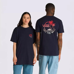 CAMISETA VANS CLASSIC MINI DUAL PALM II SS WHITE-HARVEST PUMPKIN | VN0A7SMYCN9CASA