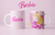 Diseños Plantillas Tazas Barbie Sublimacion 