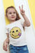 Diseños para Remeras Niñas Emojis Glitter - Modelo 28 - tienda online