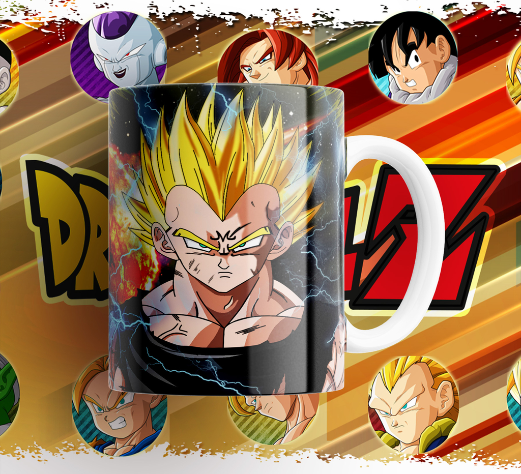 Taza Magica Goku Y Vegeta Dioses Dragonball Premium!