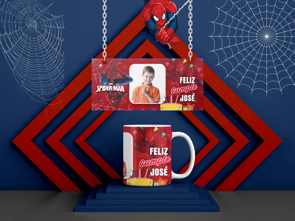 Combo Kit Cumple En Casa Hombre Araña Decoración Spiderman