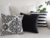 Almohadon Nordico Decorativo 40x40 - Liso Negro - comprar online