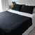 Combo 2 almohadones 70x50 + pie de cama Negro - comprar online