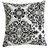 Almohadon Nordico Decorativo 40x40 - Arabezco negro