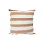 Almohadon decorativo nordico de Tusor Blanco raya beige 50x50 TS-5012 - comprar online