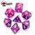 Set de Dados Violeta con Glitter - comprar online