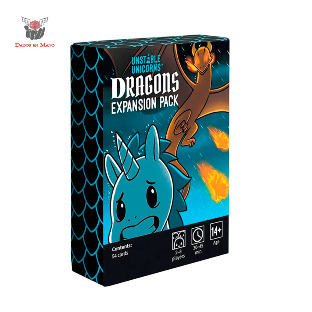Unstable Unicorns Expansion Pack Dragons - Juego de Mesa