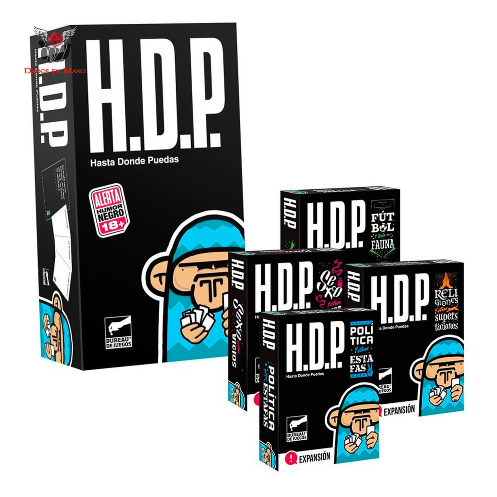 HDP + 4 expansiones - Comprar en Dados En Mano