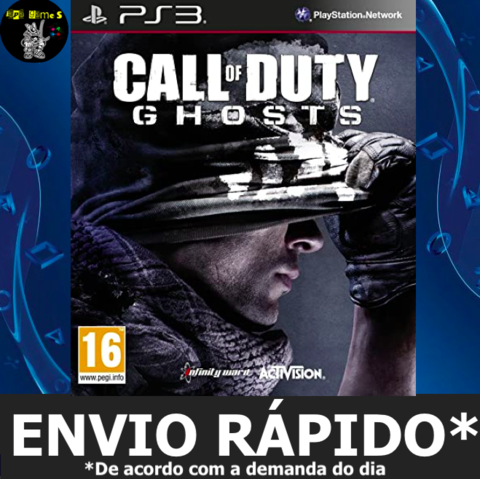 Gameteczone Jogo PS3 Call of Duty Ghosts - Activision São Paulo SP -  Gameteczone a melhor loja de Games e Assistência Técnica do Brasil em SP