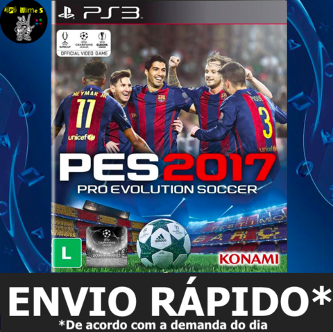 Pro Evolution Soccer 2017 - Ps3 + Minecraft - Playstation 3 Edition em  Promoção na Americanas