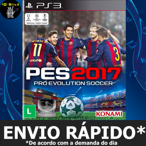 PES 2018 PT-BR Pro Evolution Soccer 18 FUTEBOL Jogos Ps3 PSN