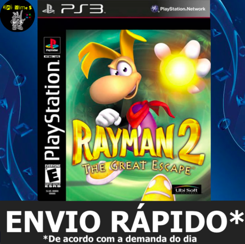 Rayman 2 Revolution (Clássico Ps2) Midia Digital Ps3 - WR Games Os melhores  jogos estão aqui!!!!