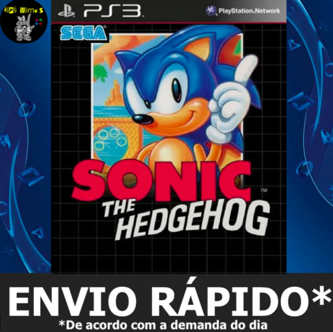 Sonic The Hedgehog 1 + 2 Classico Sega Mega Drive Midia Digital Ps3 - WR  Games Os melhores jogos estão aqui!!!!