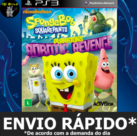 Jogo Bob Esponja: Plankton's Robotic Revenge PlayStation 3 Activision com o  Melhor Preço é no Zoom