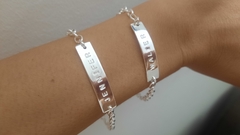 Pulsera identidad gruesa - MP Joyas