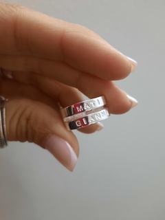 ANILLO DOBLE PERSONALIZADO