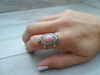 ANILLO CON RODOCROSITA Y CUBIC