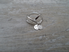 Anillo infinito con chapitas personalizadas - comprar online