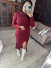 Vestido Midi Vinho