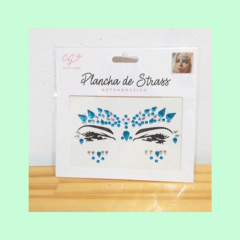 Plancha strass rostro City Girl (mod. 2) - Pau makeup