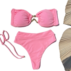 Biquini Bia Rosa Candy Itaparica Calcinha Hot Pants