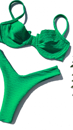 Biquíni Marina Verde Bandeira Ondas Asa Delta - comprar online