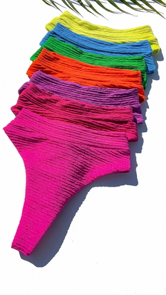 Biquini Melissa Verde Bandeira Duna Stripe Hot Pants - comprar online