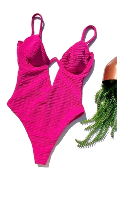 Maiô Ariel Rosa Pink Duna Stripe na internet