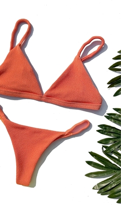 Biquini Basic Laranja Crespinho Tira - comprar online