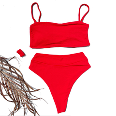 Biquini Gabi Vermelho Crispy Hot Pants - loja online