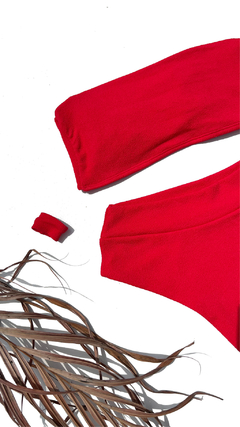 Imagem do Biquini Gabi Vermelho Crispy Hot Pants