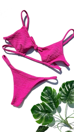 Biquíni Stella Rosa Pink Duna Stripe Tira - comprar online