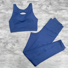 Conjunto Raissa Azul Marinho Intense calça - comprar online