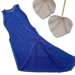 Vestido Tela Azul Marinho Brick - comprar online