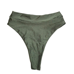 Calcinha Elegance Verde Militar Hot Pants