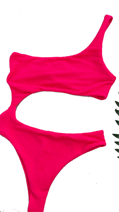 Maiô Olívia Rosa Pink Fluor Mykonos - comprar online